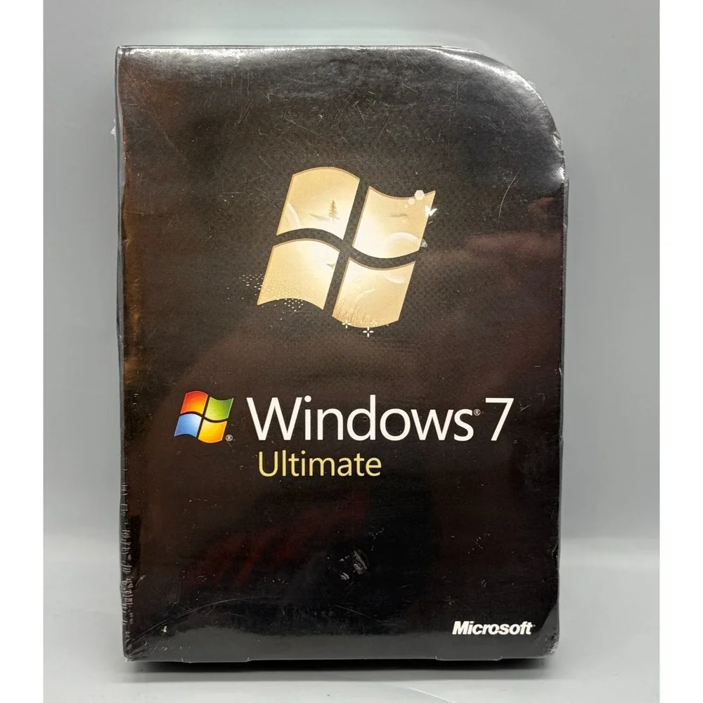 Microsoft Windows 7 Ultimate DVD English 32 64 Bit - Sealed